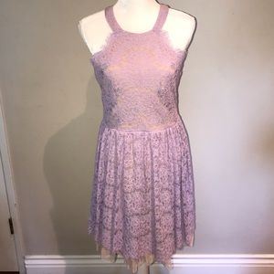 Francesca’s NWT Purple Lace Dress Sz M
